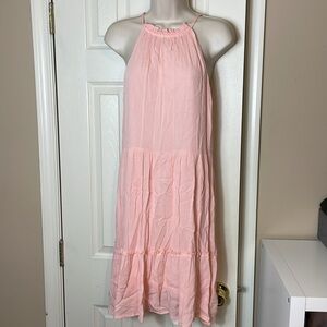 Francesca’s Pink Ruffle Dress NWT